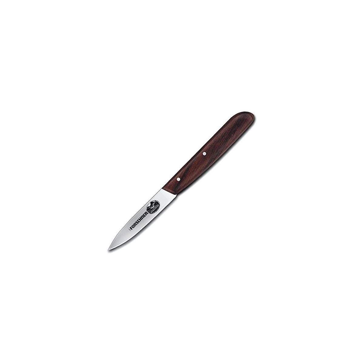 Victorinox 3.25 Inch Rosewood Paring Knife with Straight Edge, Spear Point, Large Handle