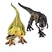 Hging Jurassic World Indominus Rex Amarillo 2 unids Jumbo Dinosaur Set, Juguete Dinosaurio 13"Conjunto de Juguete de Dinosaurios de Aspecto Realista de 13" Conjunto de Juguete de Dinosaurios para fie