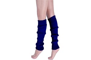 Vibrant Navy Blue Leg Warmers
