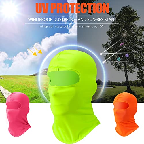 Image of 30 Pcs Balaclava Ski Face Mask Full Face Cover Mask UV Protection Cooling Neck Gaiter Summer for Men Women Winter Outdoor
