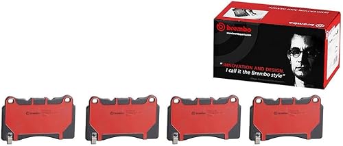 Miniatura 2 de Brembo P09004N Juego de pastillas de freno de disco delantero de cerámica premium CADILLAC/FORD/FORD USA OE# 105506600B