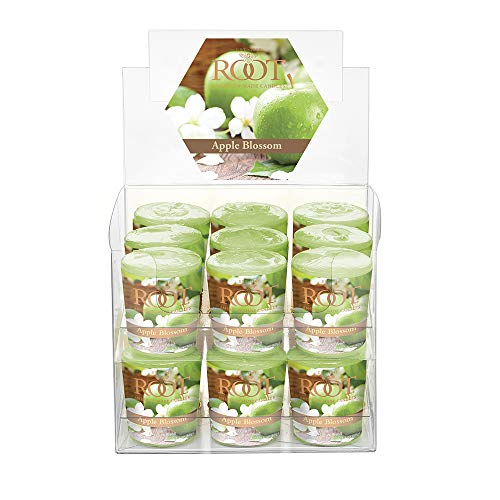 Root Candles 20-Hour Scented Beeswax Blend Votive Candles, 18-Count, Apple Blossom