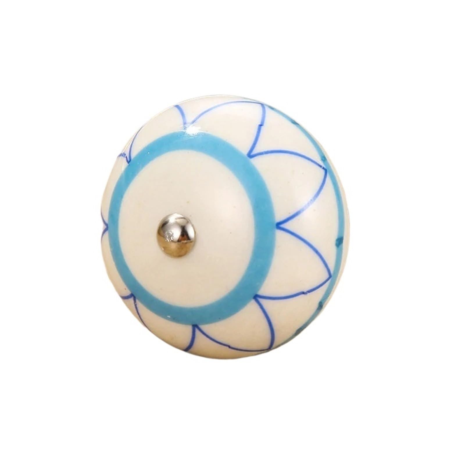 Kifsdlf Color13 1Pcs Multicolor Ceramic Drawer Pulls Floral Door Knob Antique Style Cabinet Dresser Furniture Handles For Cupboard Wardrobes Furniture(Color13)
