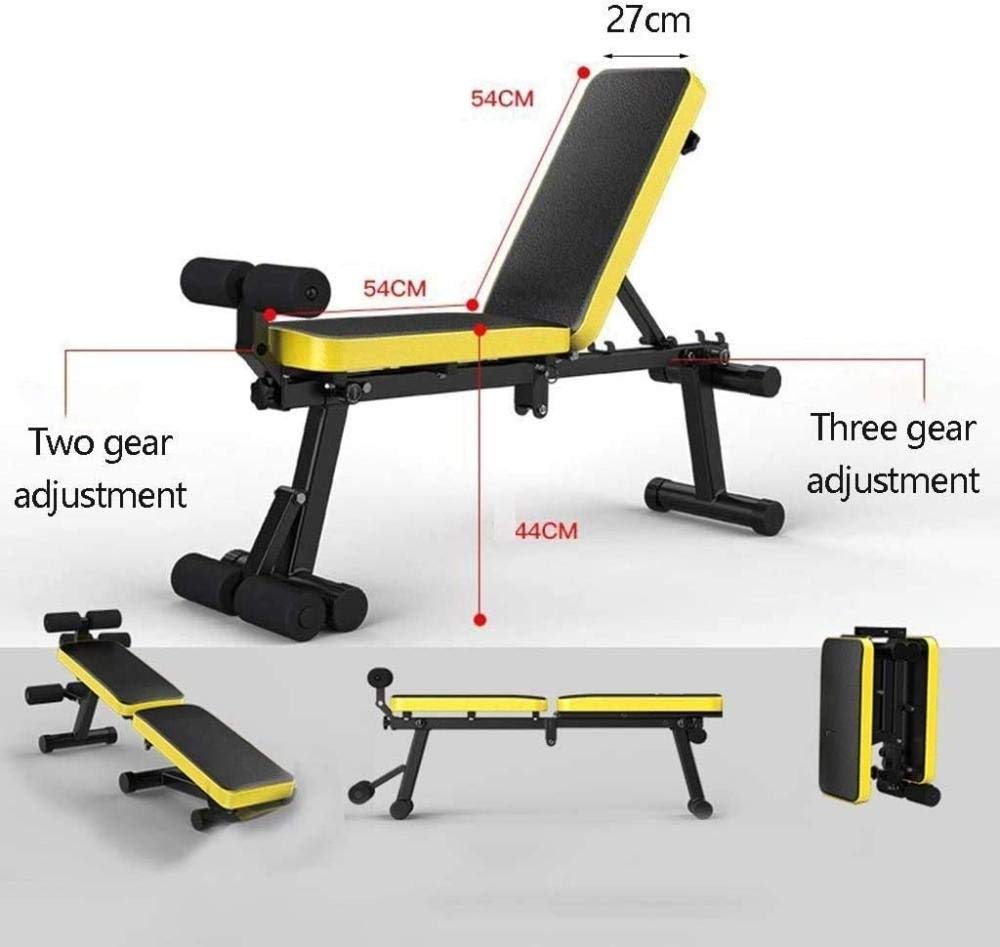 Banc de musculation pliable et ajustable, 300KG/660LB Banc de