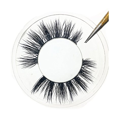 Preisvergleich Produktbild LuckyGirls 1 Paar Luxuriöse 3D Falsche Wimpern Flauschigen Lange Natürliche Synthetisches Haar Eyelasches