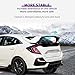ARCHAIC Spoiler for 2016-2021 Honda Civic Hatchback, Rear Trunk Lid Wing Spoiler FK4 FK7 FK8 | EOS Type-R Style JDM ABS Glossy, White
