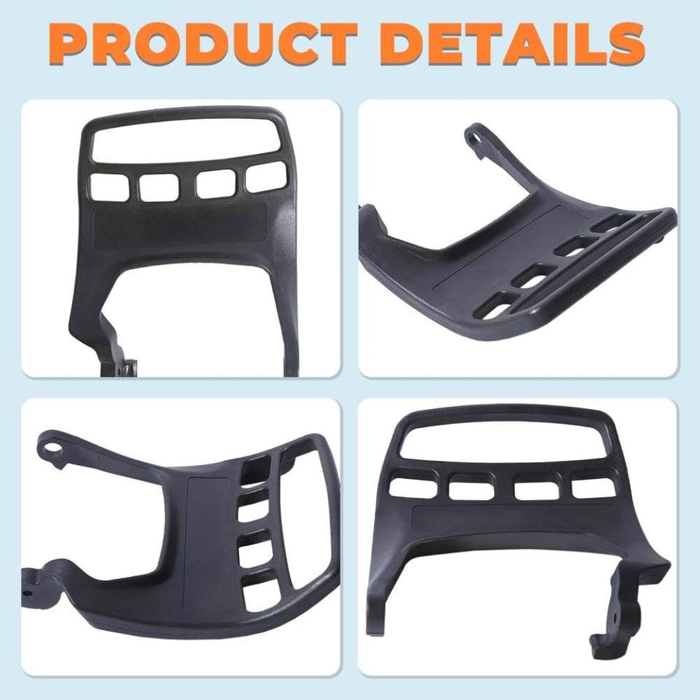 Kit de receptor de manija de freno de cadena con tuercas de barra 1141 792 9101 Compatible con protector de mano de motosierra MS271 MS291 MS271C MS291C