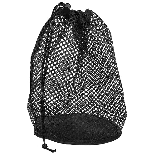 LIOOBO Mesh Golf Ball Organizer Bag Drawstring Storage Pouch for Balls Breathable Sports Accessory for Golf and Tennis Compact and Washable Design