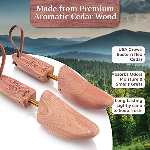HOUNDSBAY Cowboy Boot Trees, Cedar Western Boot Tree for Men & Women, Shoe Tree for Boots, Boot Stretcher & Shaper3