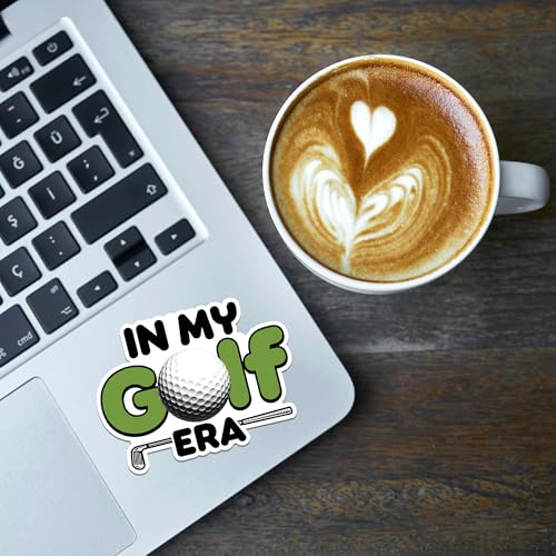 Image of Golf Sticker 8 Pcs (Large Size) Vinyl Stickers Laptop Waterproof Decal for Car Bumper Water Bottle Notebook Luggage Window Party Birthday Decorations - Size 4 Inches