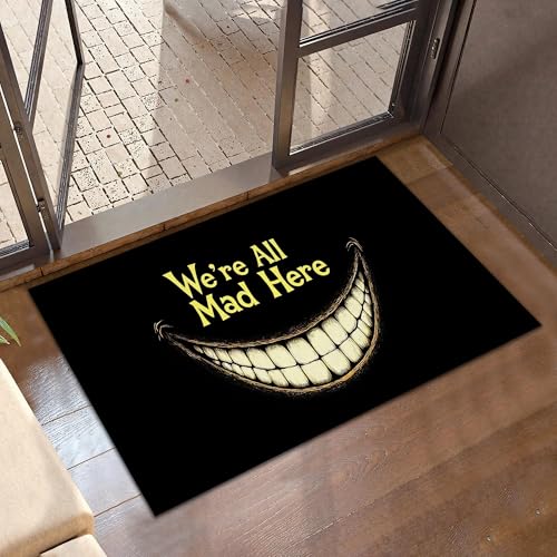 CXULIN �S�V�b�N �X�}�C���}�E�X �h�A�}�b�g �����AWe're All Mad Here �t�����g�h�A�}�b�g �m���X���b�v ���[�v���t�@�C�� �E�F���J���}�b�g ���O�G���g�����X �������O �}�b�g �z�[���p�e�B�I�A�|�[�`�A�L���̏� 30 x 17�C���`