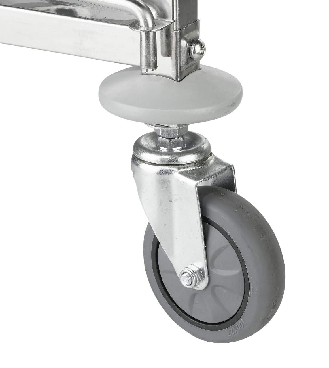 METRO Professional Chariot à étagères 2 en 1 GN 1/1 GSC101821, Chariot à Roulettes, 18 niveaux, acier inoxydable, 60,5 x 46,3 x 175 cm, argent