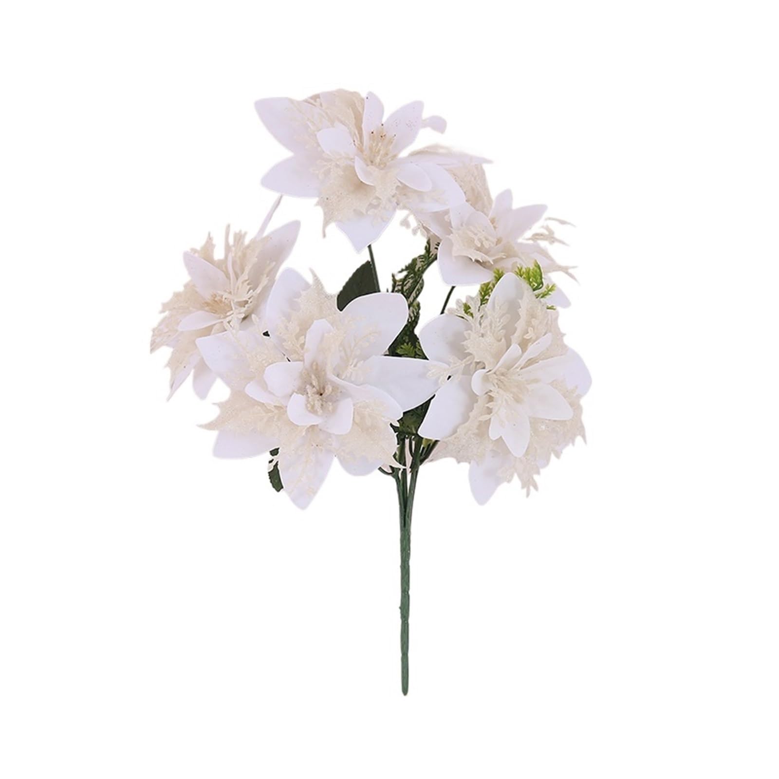 Casetlong 3Pcs Artificial Flower Bouquets For Home Decor Ornaments Wedding Party Event Arrangement(Plum)