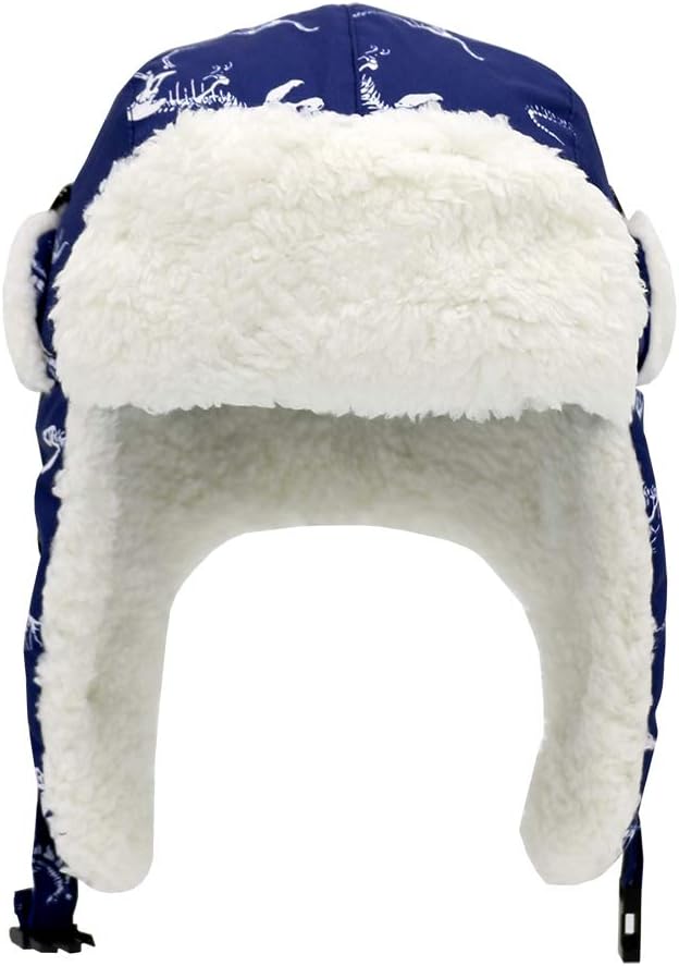 Sarfel Toddler Winter Hat Baby Boy Winter Hat Sherpa Lined Toddler Warm Fleece Hats Kids Trapper Hats for Boys Girls Beanie - Image 2