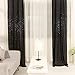 TRLYC 2FTX8FT Christmas Black Sequin Curtain Panel for Father'Day Wedding Party