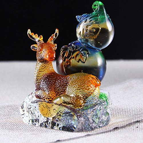 Sculpture de cerf décorative haut de gamme et artisanat d'ameublement de salon