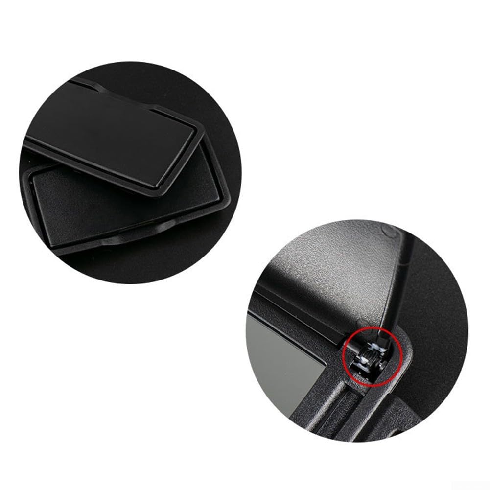 Copertura per specchietto retrovisore laterale sinistro per Mercedes per Benz W166 GL ML GLS GLE 2012-2019, sostituzione diretta, facile installazione, ABS+PC (nero)
