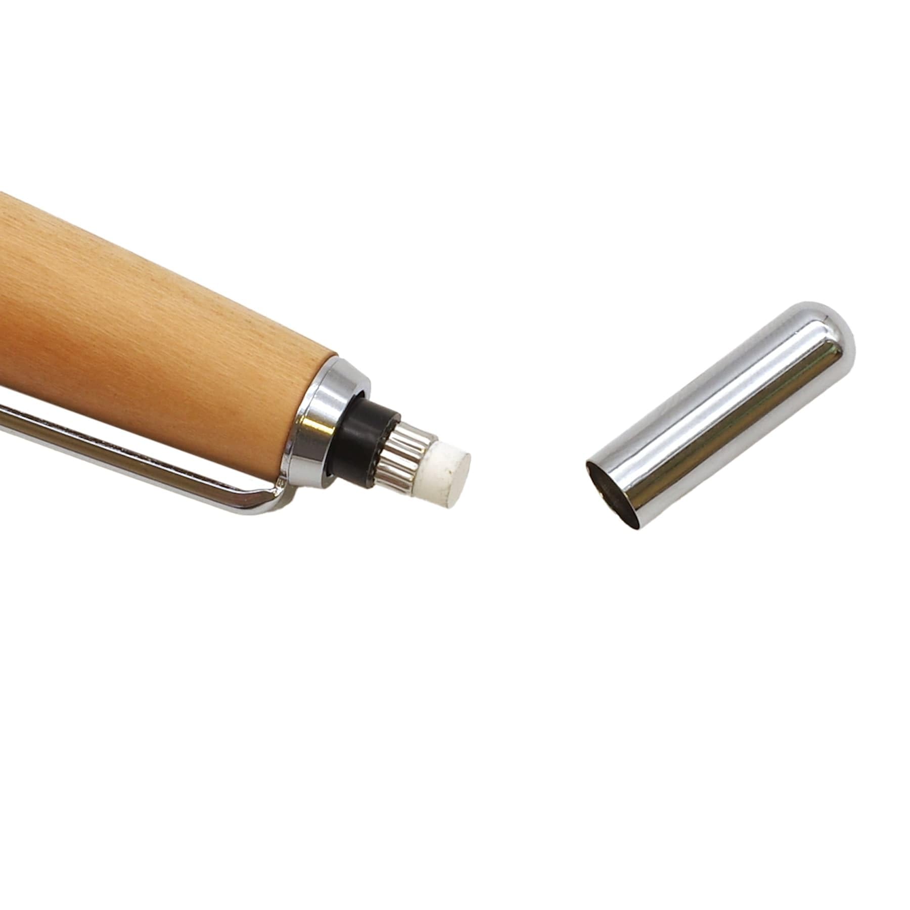 Amazon.co.jp: 限定 002SV 木軸 シャープペンシル 0.5mm【桃/もも