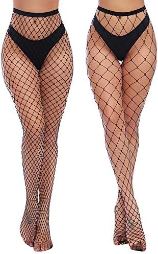 Charmnight womens Fishnet Fishnet High Waist Thigh