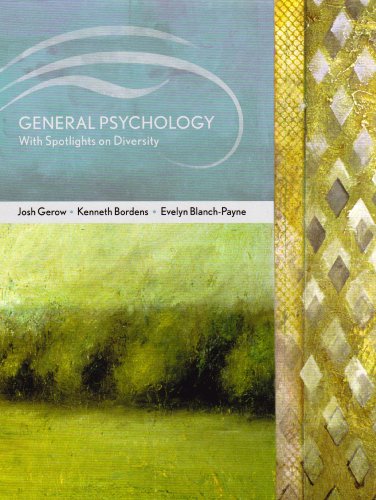 General Psychology: With Spotlight Diversity 0536082960 Book Cover