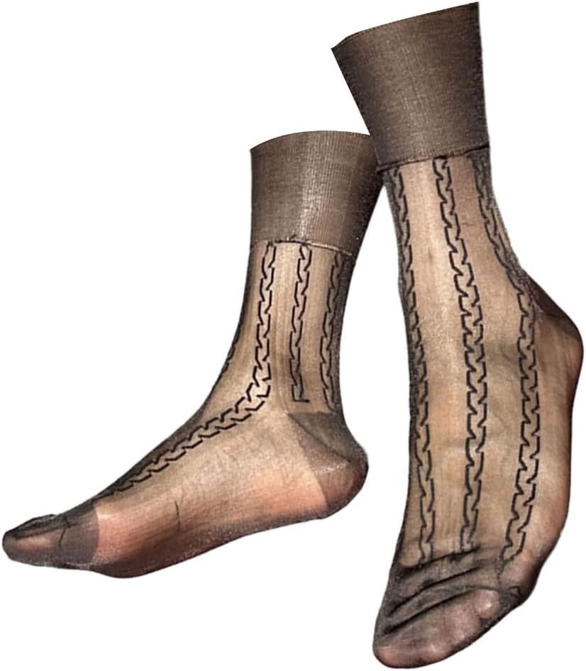1 Pair Men's Thin Breathable Business Dress Socks for Enhancing Comfort During Long Professional