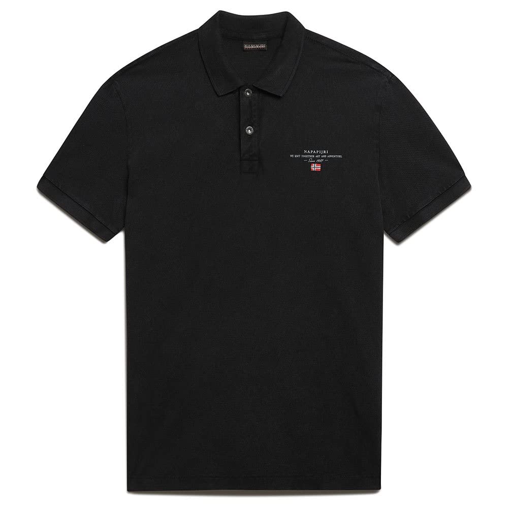 Napapijri Men's Noir Polo Shirt Elbas 4