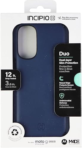 Miniatura 4 de Incipio Duo Series Funda De Doble Capa Para Moto G Stylus 5G (2022) - Azul Denim