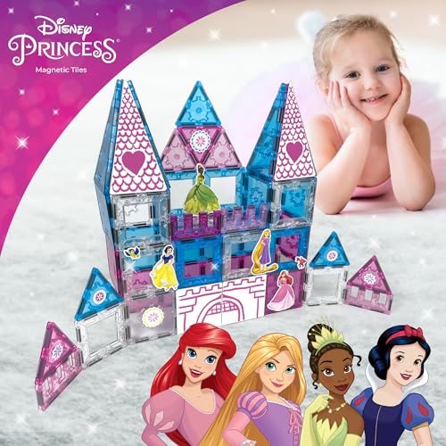 Tytan Disney Princess 70-Piece Magnetic Tile Castle Set — view 10