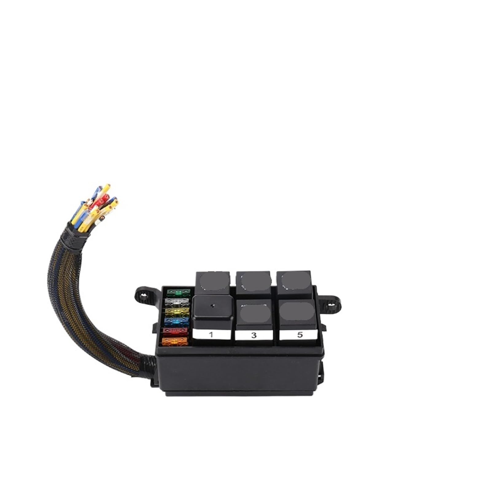 Caja de fusibles de 6 vías for relé automotriz, Conjunto de fusibles for Motor, Caja de Control Principal de modificación de línea de Cabina (Size : 24V Relay 4 Pins)
