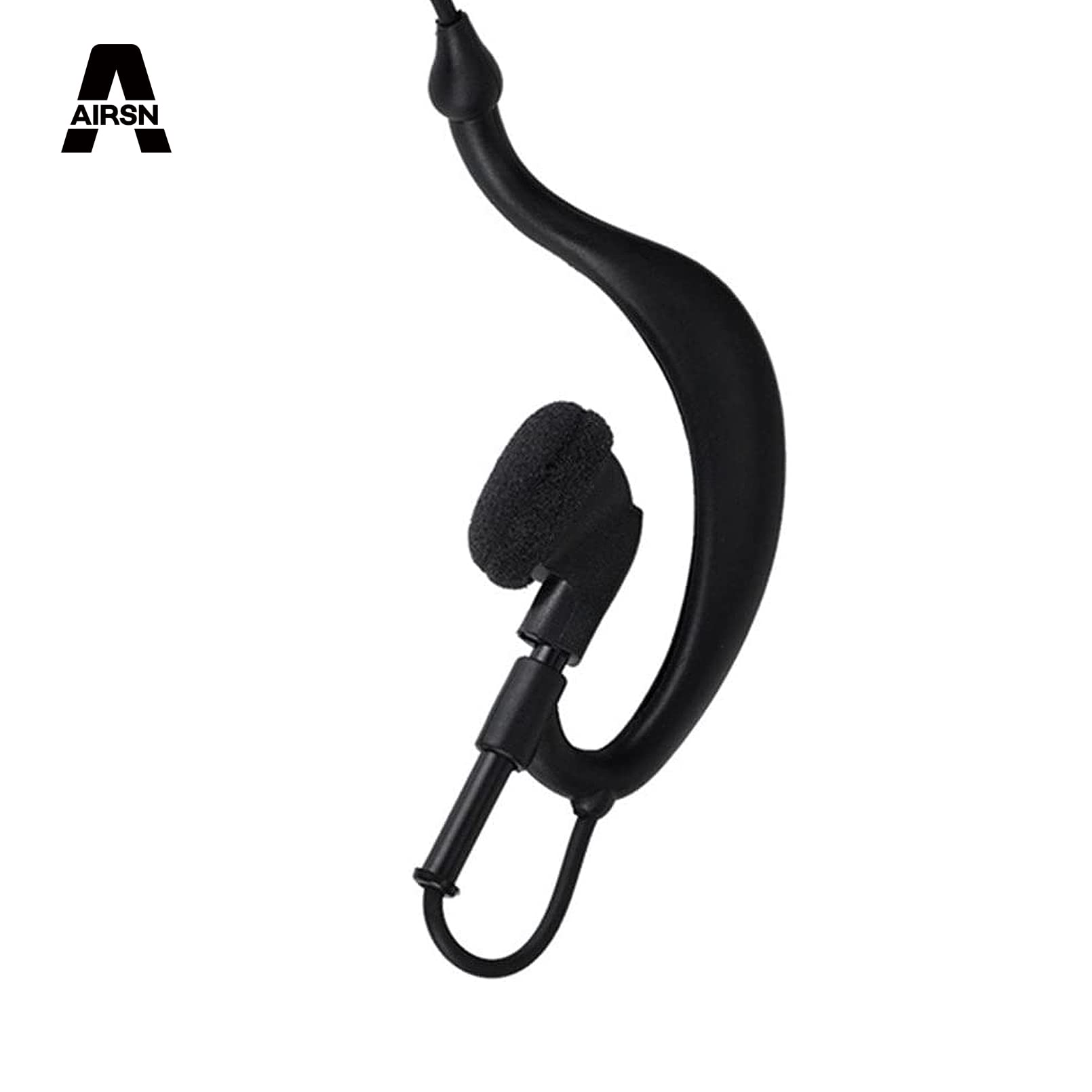 20 Unidades de Almohadillas de Espuma de Repuesto para Auriculares de 18 mm, Auriculares, Radio de Dos vías Walkie Talkie Auricular