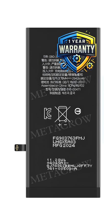 Image of Original Battery Compatible for iPhone XR (A2105, A1984, A2107, A2108, A2106) - (2942mAh) - 1 Year Warranty