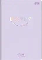 Tilibra - Planner Grampeado 17,8 x 25,4 cm Happy 90 G 2026 - Lilás