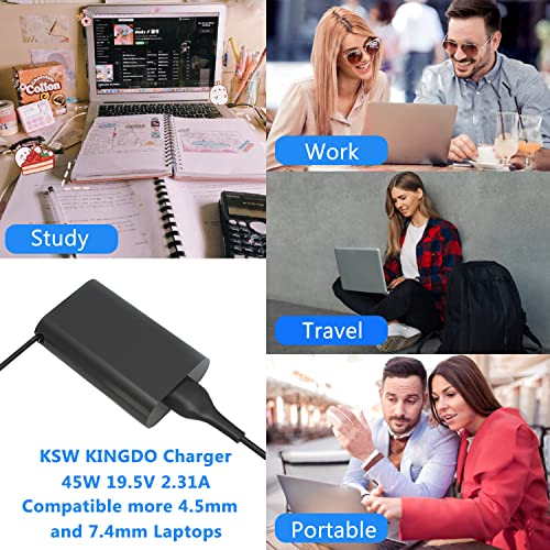 45W Ac Replacement Adapter Laptop Charger Compatible With Dell Inspiron 15-3000 15-5000 15-7000 11-3000 14-3000 14-5000 13-5000 13-7000 Series 3521 5548 5784 1525 3190 7490 3310 3583 Xps Power Cord #TOP6