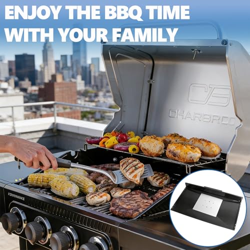 Image of SafBbcue G470-0800-W1 Grease Tray Replacement for Charbroil Performance 4 5 Burners Grill Parts Drip Pan 463347519 463342119 463335517 Grease Drip Tray Grill Accessories