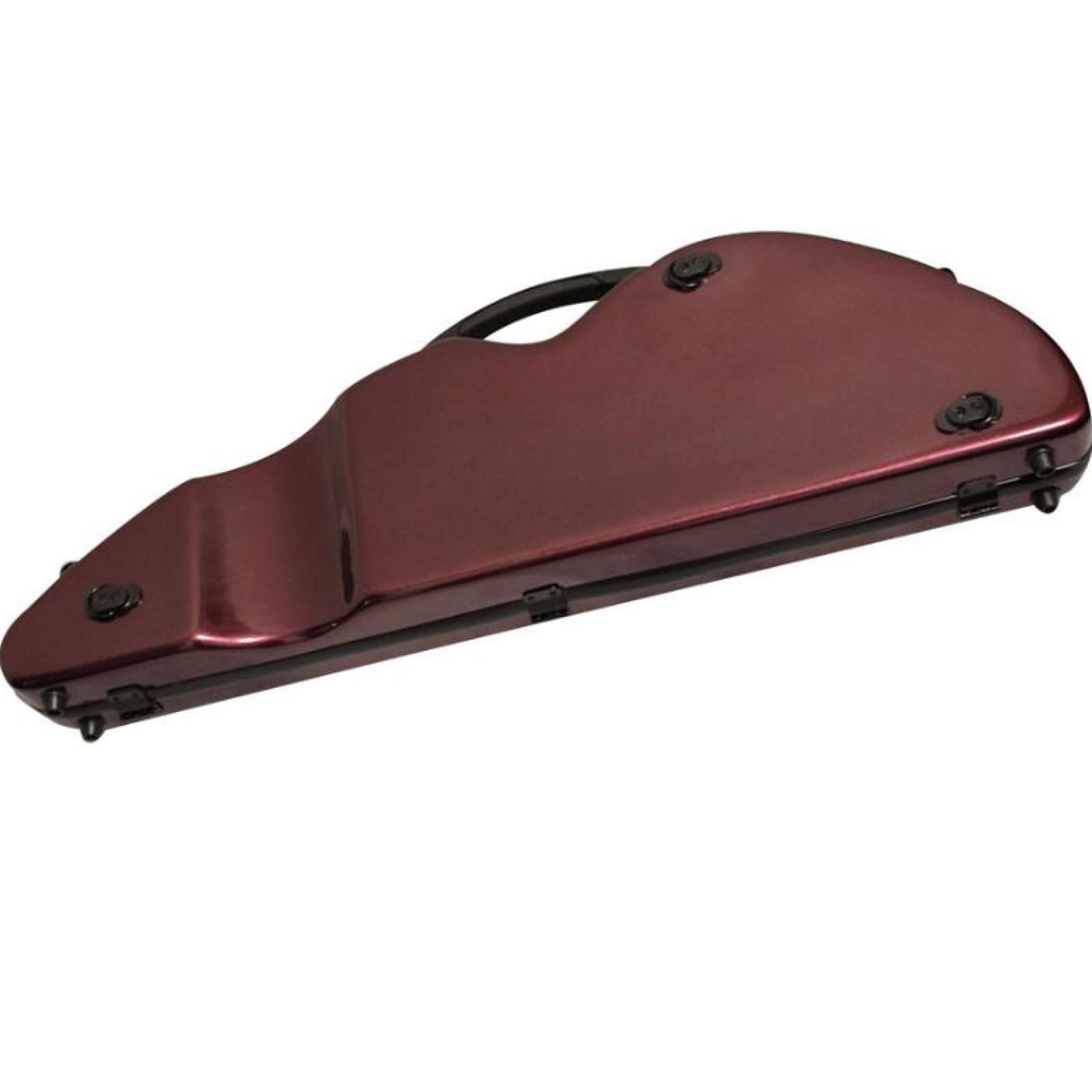 Estuche para Violín de Tamaño Completo 4/4 Carcasa Dura, con Higrómetro Estuche para Violín Profesional Felpa Fuerte Acero de Vidrio Interior con Correas de Mochila
