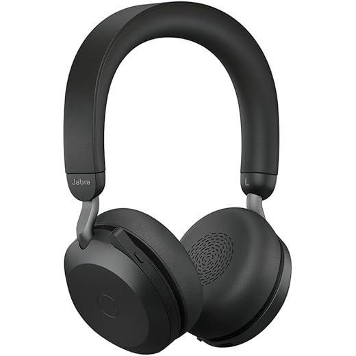 Jabra Evolve2 75 Wireless Headphones On Ear Black