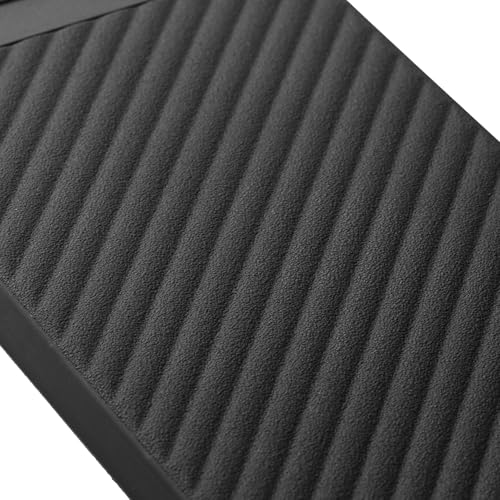 Image of Mr. Case Ribbed Texture with Anti-Slip & Shockproof Design Silicone Back Cover for OnePlus Nord 4 5G | Protective & Durable - Black (Texture)