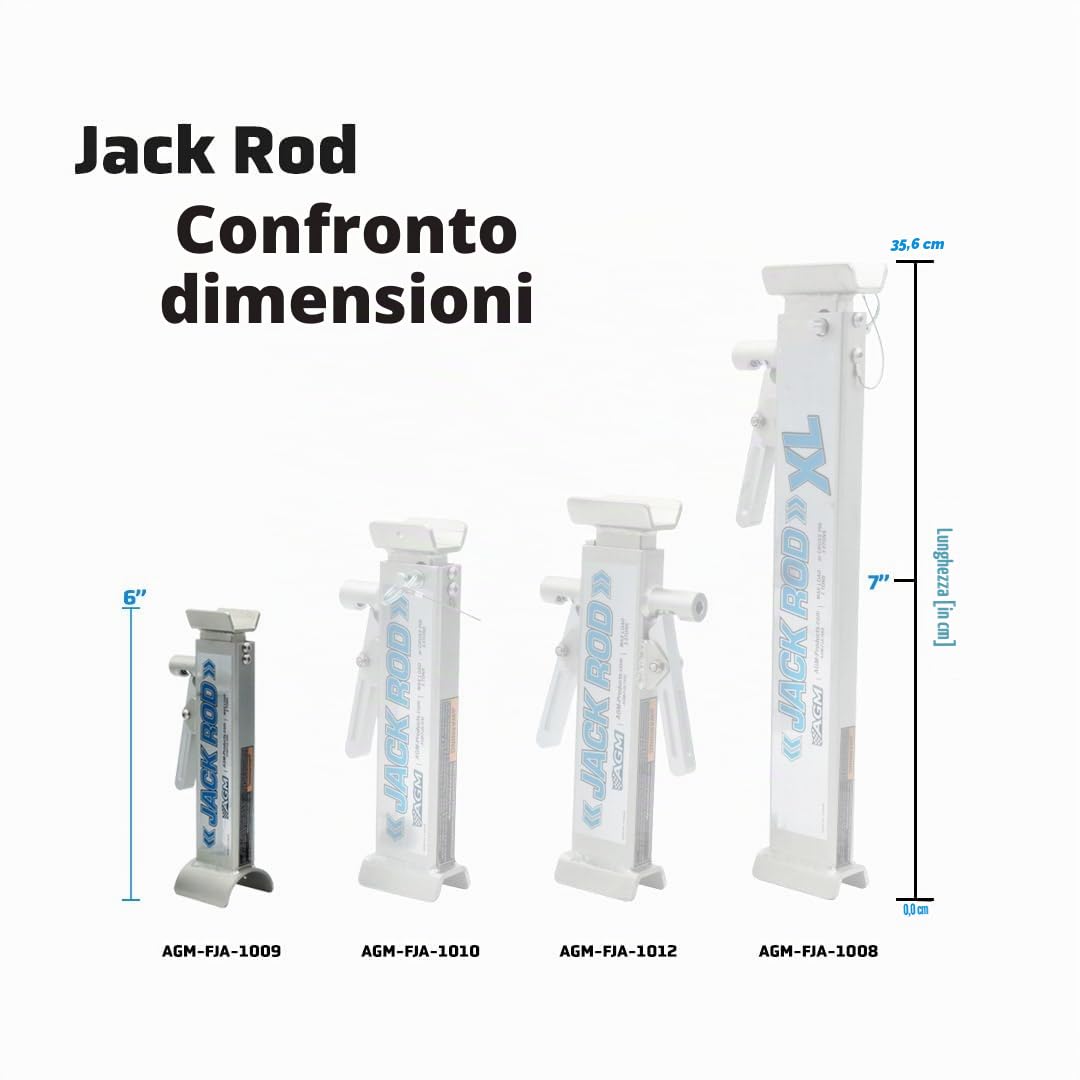 AGM-Products - Cric da Pavimento, Facile da Usare, per 3,5 tonnellate, Jack Non Incluso, spremere per estendersi, Si blocca automaticamente, sqeeze per Rimuovere Auto, Camion, SUV
