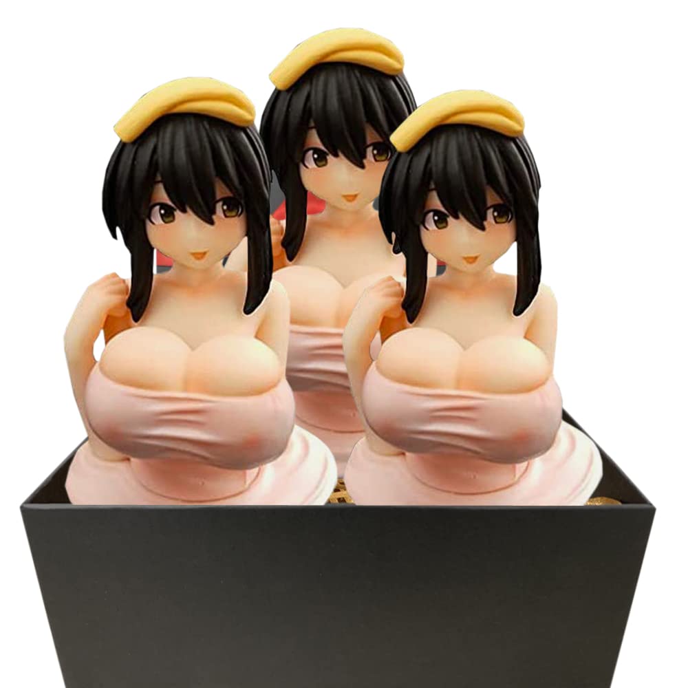 SAOPAN Anime Cute Figure Rurumu Kanako Car Dashboard Decoration Action Figure Home Decor Collectible Figurines Model Toy Gifts Box Packing（No Retail Box） (Three)