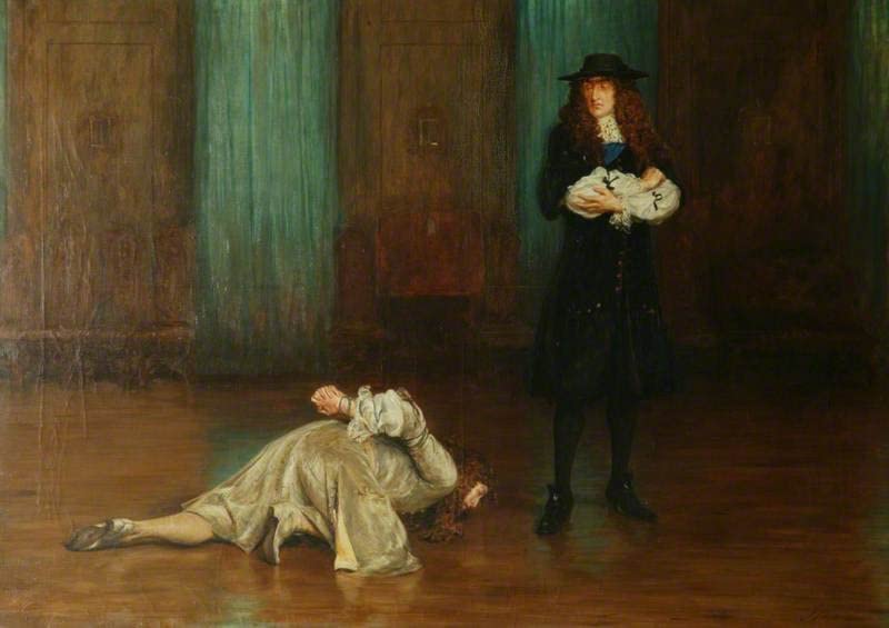 Affiche toile John Pettie pour combler un mur vide décoration de caractère 60x90