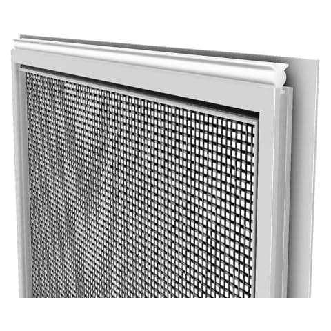 Window Screen Replacement Casement Flanged Screen (CA5). Casement Window Screen Uses Two Leaf Springs and Foam Gasket for a Superior Seal. Flanged for Sleek Fit, Wide Frame for Better Coverage Cover