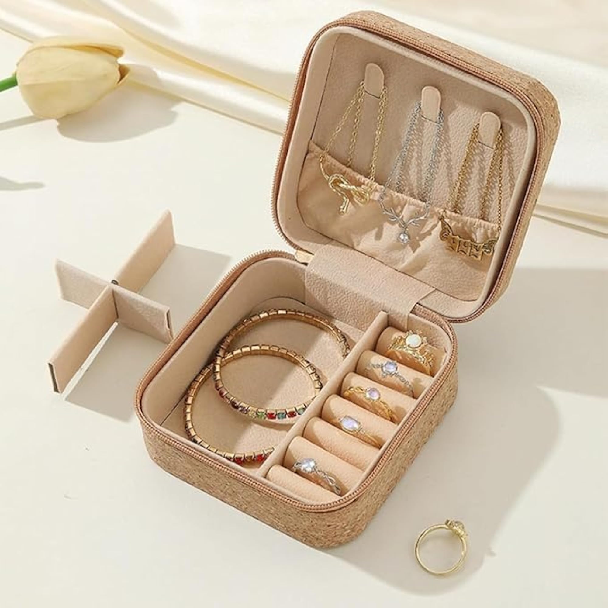 Travel Jewelry Box, Portable Retro Storage Box
