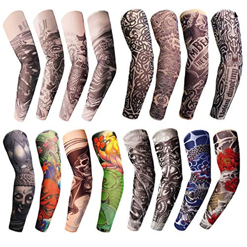 Navkar Crafts? Driving UV Sun Protection Tattoo Arm Sleeves for Dust