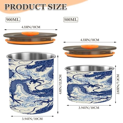Envase para café ATTX acero inoxidable 900 ml miniatura 2