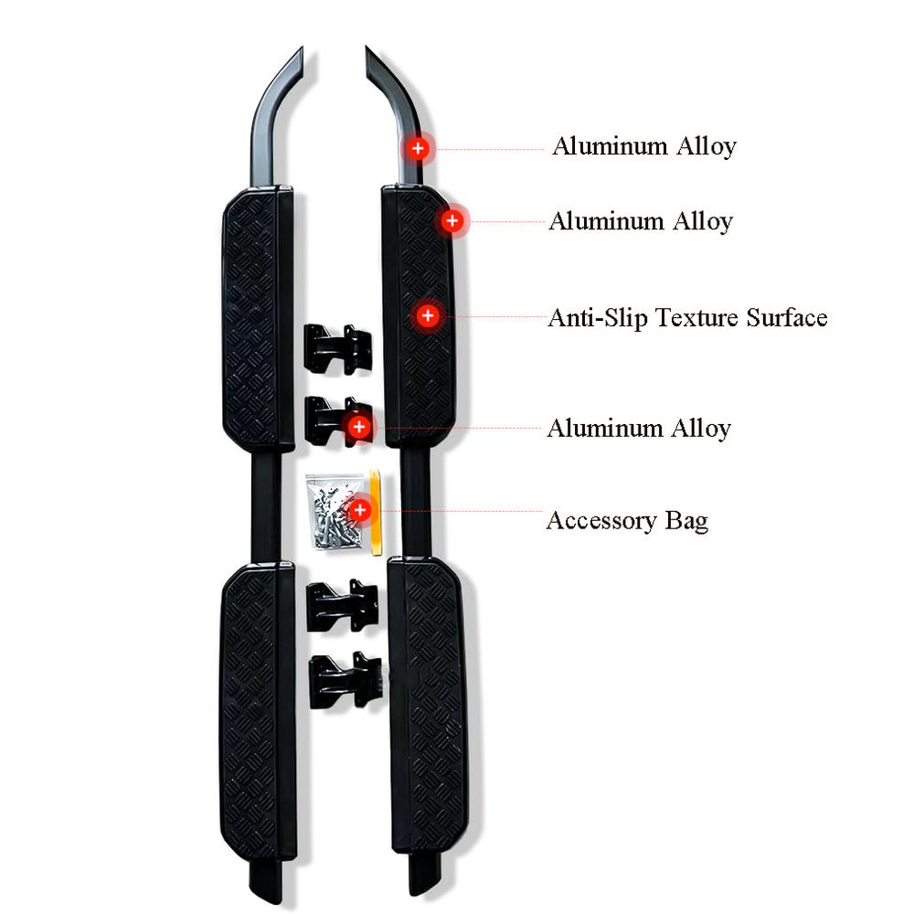 Aluminiowe stopnie boczne deski do biegania Nerf Bars pasują do Land Rover Defender 110 130 4-drzwiowy L851 2020-2025