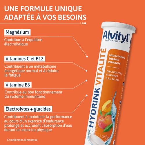 Alvityl Hydrink Vitalité Électrolytes Pastille Hydratation & Énergie x20 – vue 5