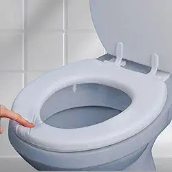 Assento Sanitário Macio Universal – Tampa Almofadada com Fixação Segura e Limpeza Fácil – Branco Elegante Deca