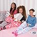 Mad Dog Girl's Pajama Pants - 2/3 Pack, Soft Micro Fleece Fashion Sleepwear Lounge. Sizes: 6-16, 3 Pack, 14-16, Pink Camo/Plaid/Dots