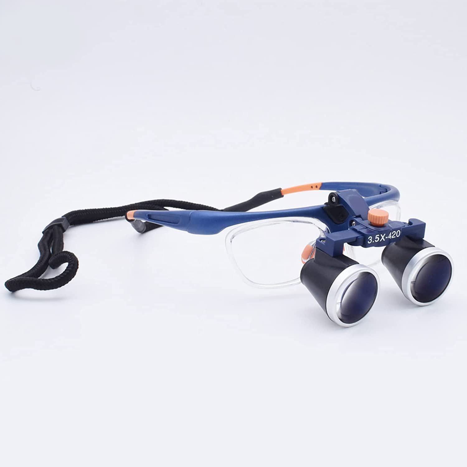 Fernglaslupenbrille mit Kopfband, Vergrößerungsbrille mit Kopfband, Kopfhalterungslupe für Hobby, Bastelarbeiten und Detailarbeiten,