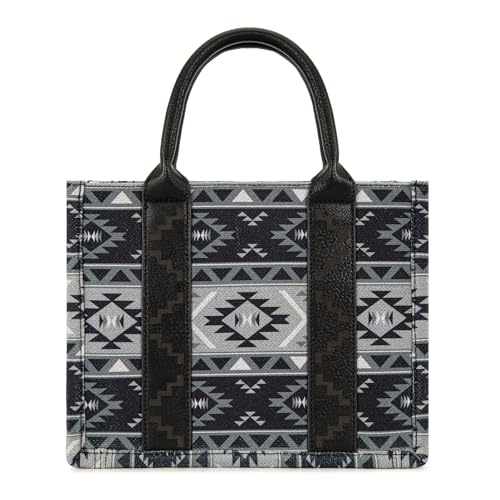 Wrangler Purse for Women Boho Aztec Tote Bag Hobo Shoulder Top Handle Handbags with Wide Guitar Strap Fall Collection Gift WG2207-8120SBK - image 7
